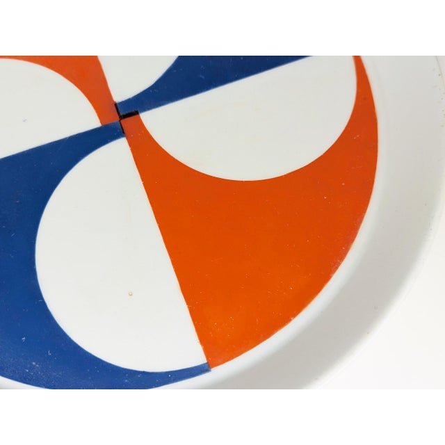 Black Ceramic Plates by Gio Ponti for Franco Pozzi, 1960s, Set of 2 For Sale - Image 8 of 17