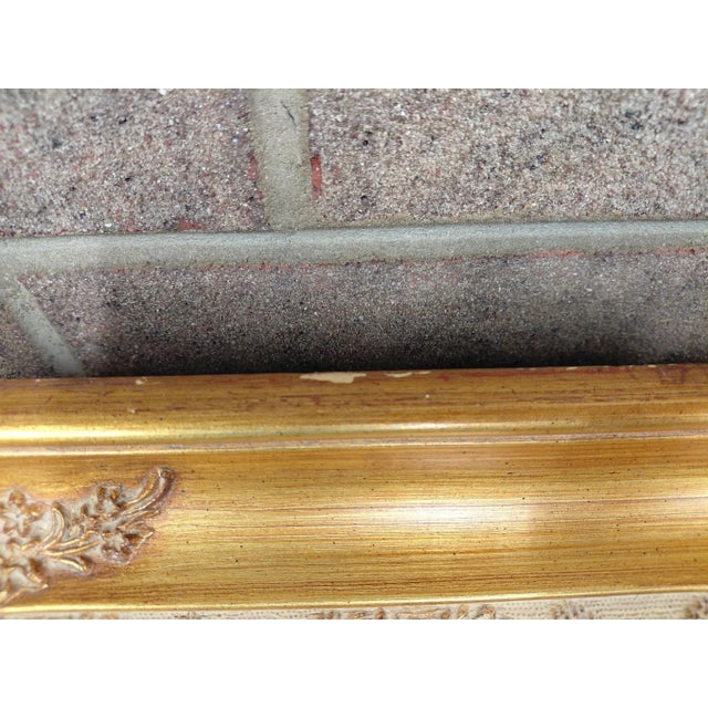 Late 20th Century Framed Signed Haibin Iris Fantasy Oil on Canvas For Sale In Greensboro - Image 6 of 10