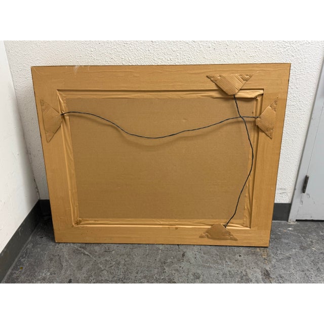 Vintage Gold Finish Ornate Wall Mirror For Sale - Image 4 of 12