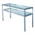 Vintage Chrome and Glass Console Table For Sale