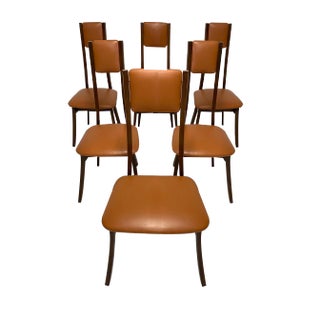 Model Programma S11 Dining Chairs by Angelo Mangiarotti, Set of 6 For Sale
