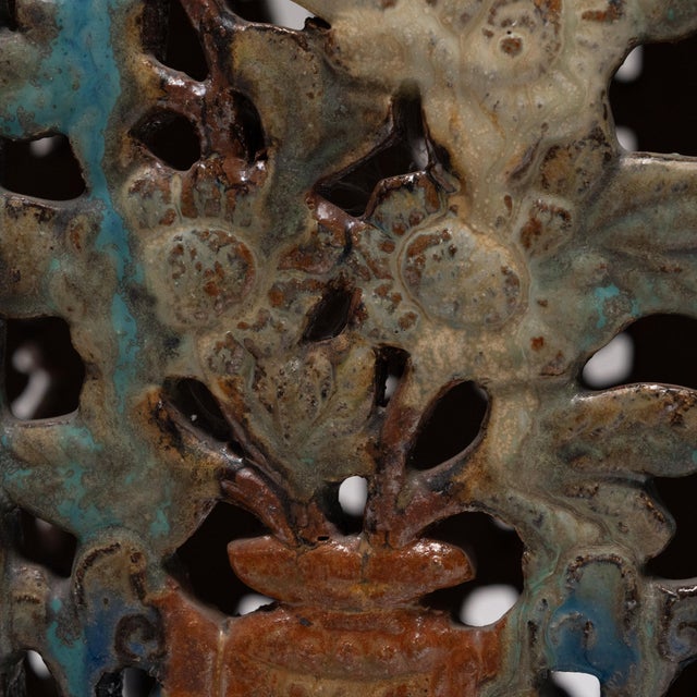 Chinese Sancai Blossom Garden Stool For Sale - Image 4 of 5
