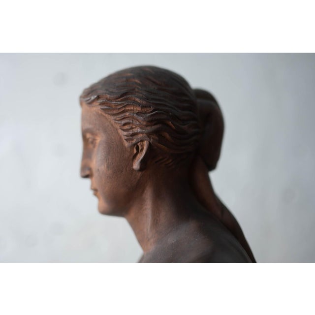 Carved Wood Venus, Mid 20th Century For Sale - Image 11 of 18