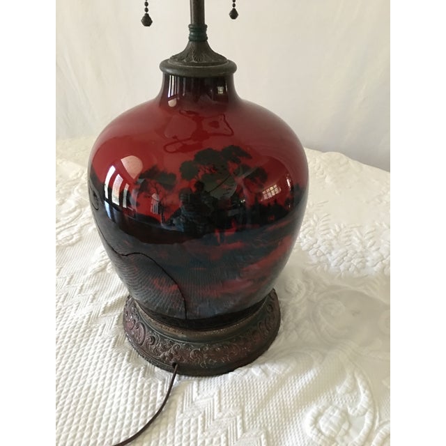 Royal Doulton Flambé Lamp For Sale - Image 11 of 11