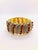 Ruby Red Bochic "Capri" Vintage Natural Ruby & White Topaz Bangle Set In 18K Gold & Silver For Sale - Image 8 of 11