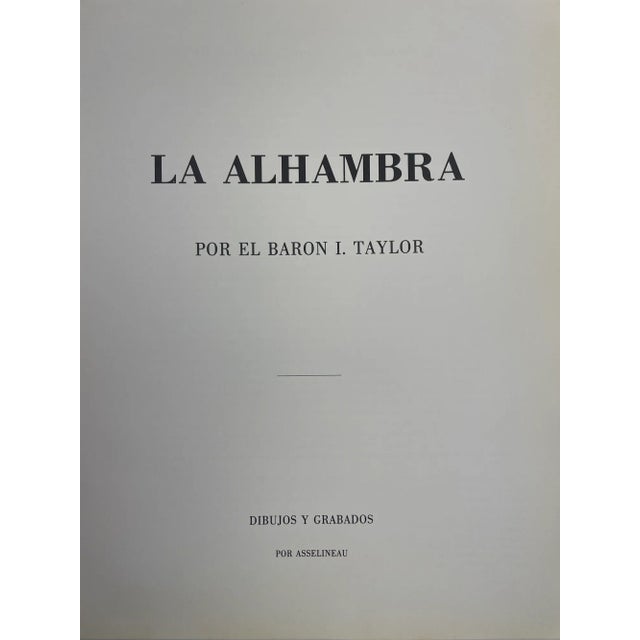 La Alhambra by Isidore Severin-Justin baron de Taylor. La Alhambra. The work for which Baron Taylor will always be...