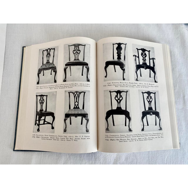 Blue Mid 20th Century Furniture Treasury by Wallace Nutting - 2-Volume Hardcover Book Set Macmillan 1948 For Sale - Image 8 of 18