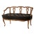 Vintage French Louis XV Style Carved Settee For Sale