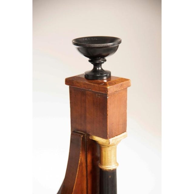 Wood Antique Italian Empire Bed, 1800s For Sale - Image 7 of 18