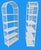 1970s Vintage Boho Chic Arched Rattan & Wicker Bookcases Étagère- a Pair For Sale - Image 9 of 12