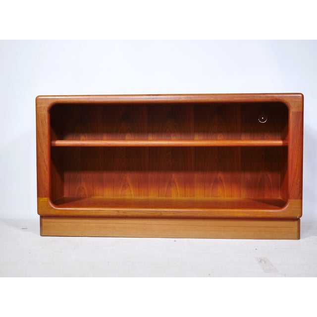 Wood Mid-Century Open Teak Sideboard Shelf by Dyrlund, 1960s For Sale - Image 7 of 12
