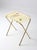 Metal Mid-Century Folding Tv Tray Table With Butterfly Motif For Sale - Image 7 of 18