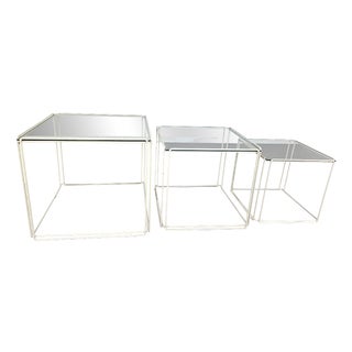 Isocele Nesting Tables by Max Sauze for Max Sauze Studio, 1970s, Set of 3 For Sale