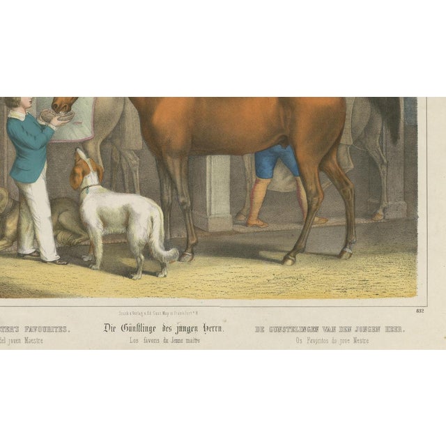 Karl Joseph Brodtmann, The Young Masters Favorites, 1827, Lithograph For Sale - Image 6 of 9