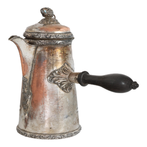 Antique Silverplate Chocolate Pot