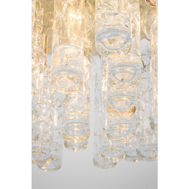 Murano Ice Glass Flushmount from Doria Leuchten, Germany, 1960s For Sale - Image 10 of 15