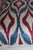 2020s Contemporary Silk Ikat Pillow Cover Bohemian Pillow For Sale - Image 5 of 9