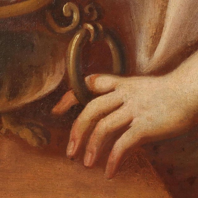 The Suicide of Portia, Oil on Canvas For Sale - Image 8 of 13