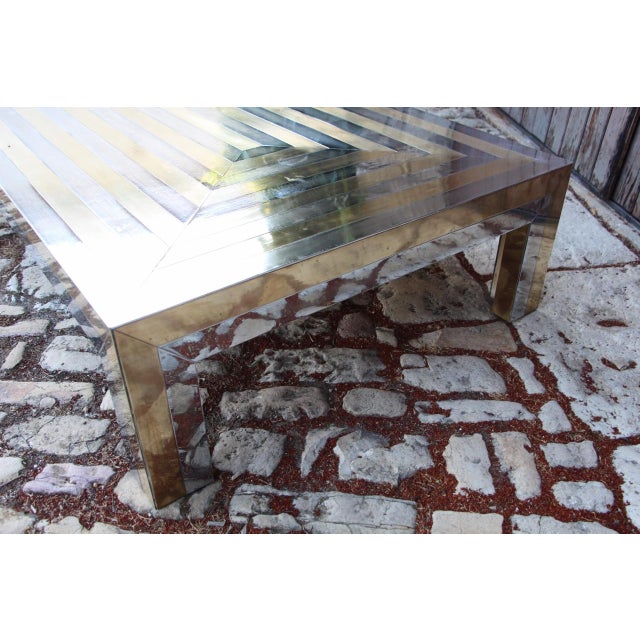 Large Coffee Table by Maison Jansen, 1970s For Sale - Image 9 of 12