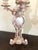 Ceramic Rare, Royal Worcester Porcelain, Four-Light Candelabra, Dated 1892 For Sale - Image 7 of 12