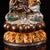 Turquoise Late 19th Century Cloisonné Enamel Guanyin Statue With Child, 4.5kg For Sale - Image 8 of 9