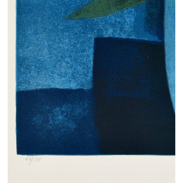 Printmaking Materials Claude Gaveau Still Life With Vase And Lemons C. 1980 Reproduction Print For Sale - Image 7 of 7