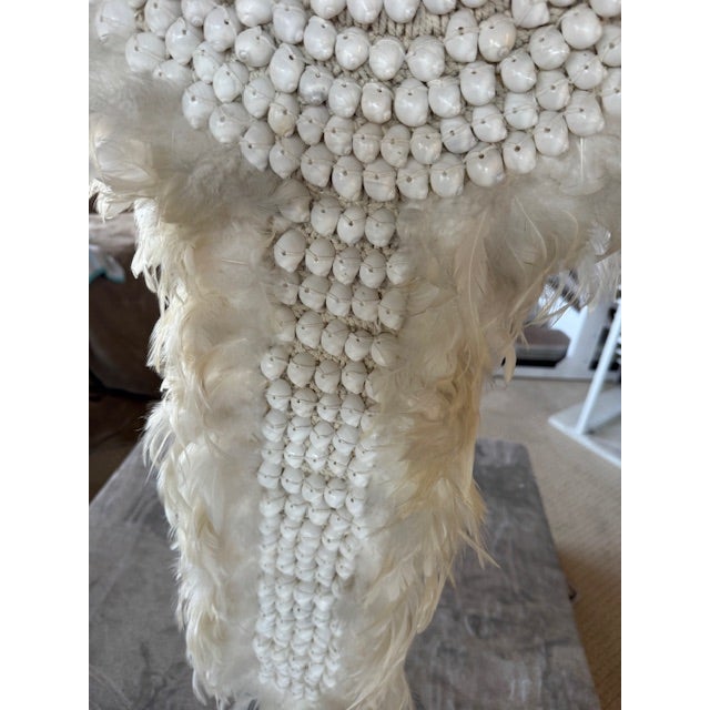 2020s Feather Necklace on Stand For Sale - Image 5 of 7