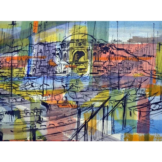 Palace of Fine Arts, San Francisco by Garrett Price (American, 1896-1979). Signed "Garrett" lower right. Unframed. Image...