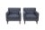 USA, 1950s Great pair of tufted midcentury armchairs made by The Franklin Furniture Co. of Columbiana, OH. These look very...