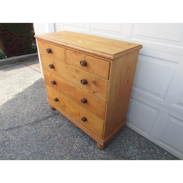 Antique Scottish Pine Chest of Drawers For Sale - Image 4 of 18