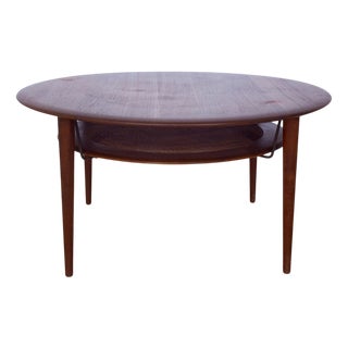 Teak Coffee Table by Peter Hvidt For Sale
