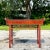 Late 20th Century Late 20th Century Vintage Reclaimed Wood Tall Pagoda Console Table For Sale - Image 5 of 13