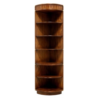 Gordon's Late 20th Century Campaign Style Corner Shelving Unit B For Sale