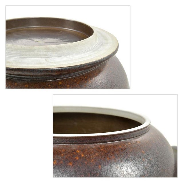 Asian Jar in Ceramic For Sale - Image 6 of 7