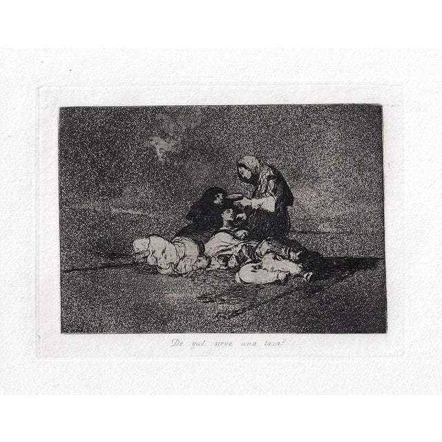 Di que sirvé una taza? is an original artwork realized by the great Spanish artist Francisco Goya in 1810. Original...