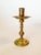 English Antique Heavy Brass Baluster Candlestick Holder For Sale - Image 3 of 6