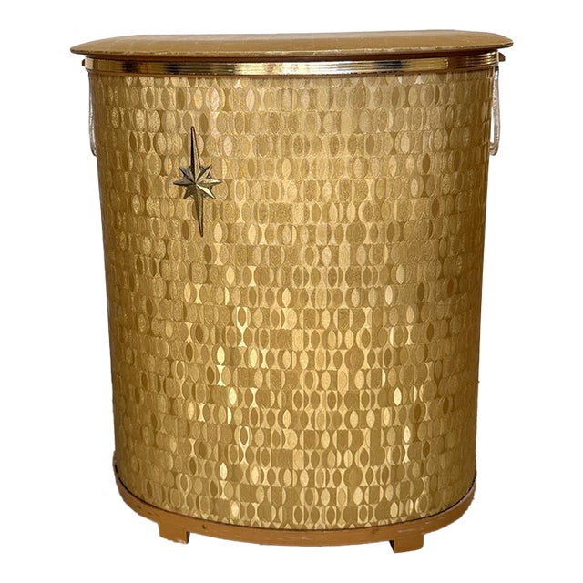 Vintage Detecto Hamper With Lucite Handles For Sale