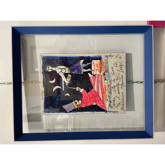 Francesco Musante, Composition, 2000s, Painting on Linoleum For Sale - Image 10 of 11