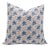 Fabdivine Handcrafted Block Print Cushion Cover 26x26 Inch Thick Cotton White-Pushp Samita For Sale
