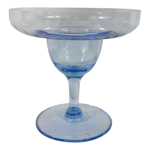 Antique Signed Steuben Celeste Blue Carder Era Cobalt Cocktail Glass ca.1920