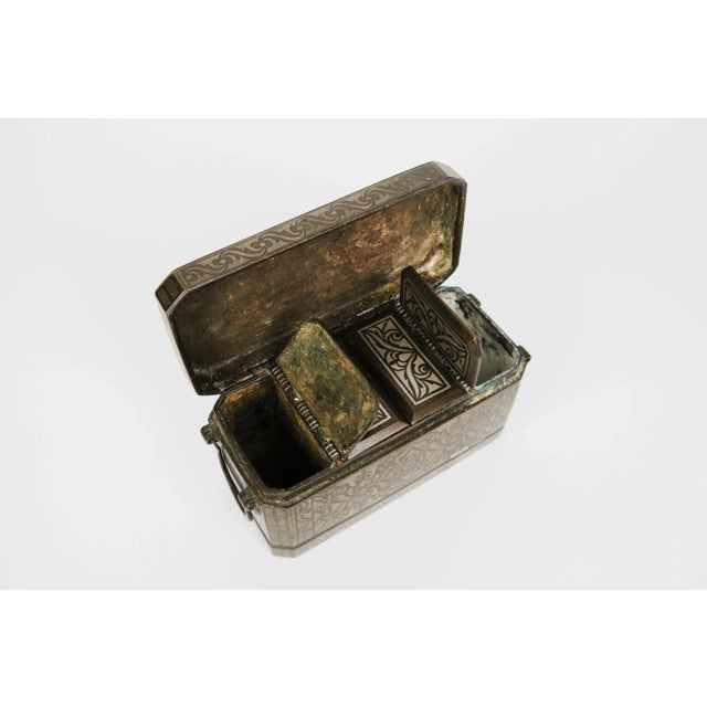 Silver 18th/19th Century Silver Inlaid Box For Sale - Image 8 of 10