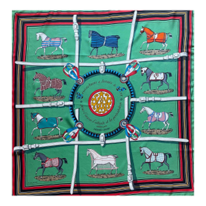 Hermès Scarf « Couvertures Et Tenues De Jour » 2000
