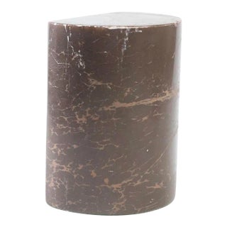 Vintage Brown Marble Bookends For Sale