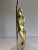 Brass Brass Table Lamp Representing a Stylished Woman For Sale - Image 8 of 13