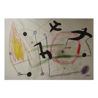 Joan Miro, Maravillas Con Variations Acrosticas 5, Original Lithograph For Sale