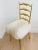 Italian 1940s Vintage Italian Gilded Chair with Sheepskin For Sale - Image 3 of 13