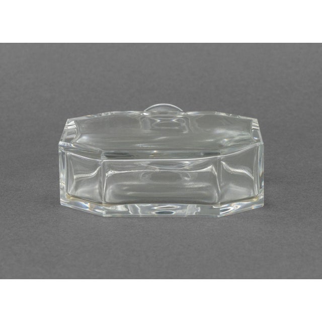 French Etched Glass Perfume Bottles, 5 For Sale - Image 13 of 13