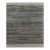 Rug & Kilim's Solid Textural Rug, Blue and Gray Monochrome Stripes and Striae For Sale