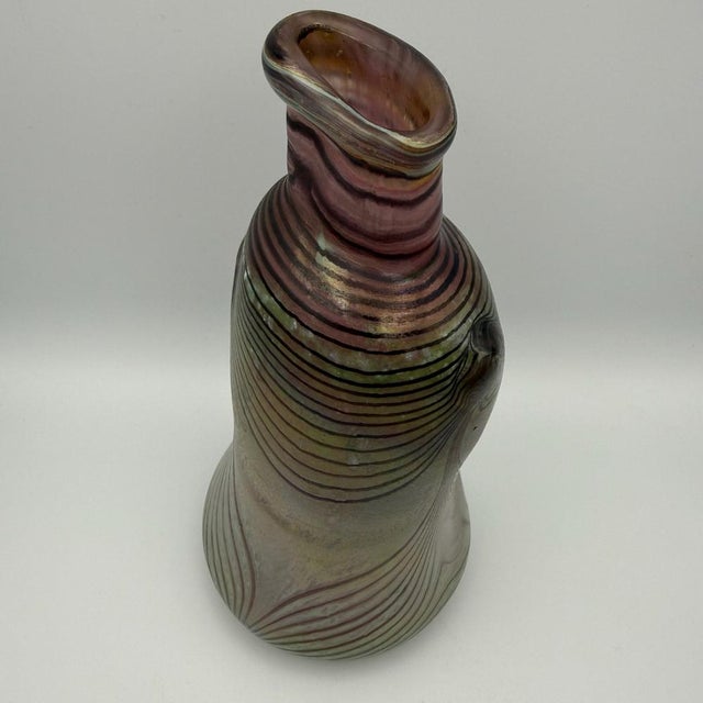 Large Glass Vase by Erwin Eisch, 1982 For Sale - Image 4 of 12