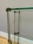 Brass and Glass 2-Tier Console Table by Peter Ghyczy, 1970 For Sale - Image 9 of 13
